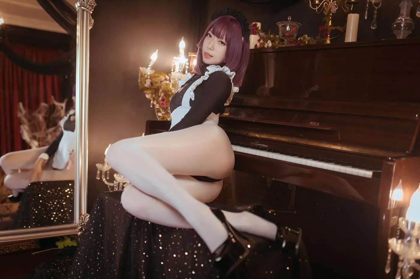 Money冷冷 – NO.31 高叉女仆 [25P]插图